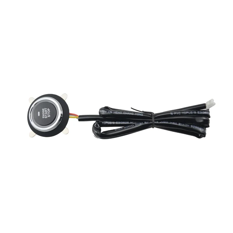 EASYGUAR EC010 PKE إنذار السيارة مع زر تشغيل الدفع ومحرك التحكم عن بعد لبدء الصدمات