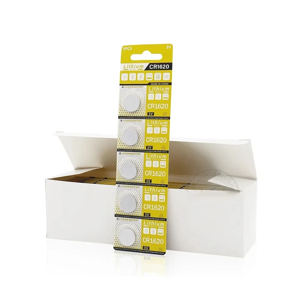 2-50pcs 3V CR1620 Battery DL1620 BR1620 Button Batteries For Watch Car Remote Control Calculator