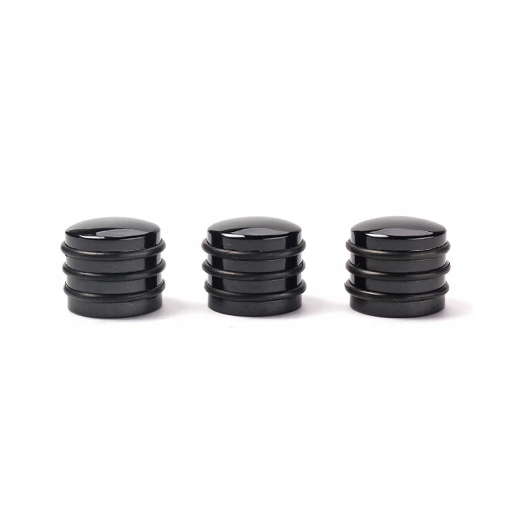 

3pcs Guitar Knob Volume Control Metal Dome Cap Replacement For Electric Guitar Bass Parts Accessory Gd112 Black