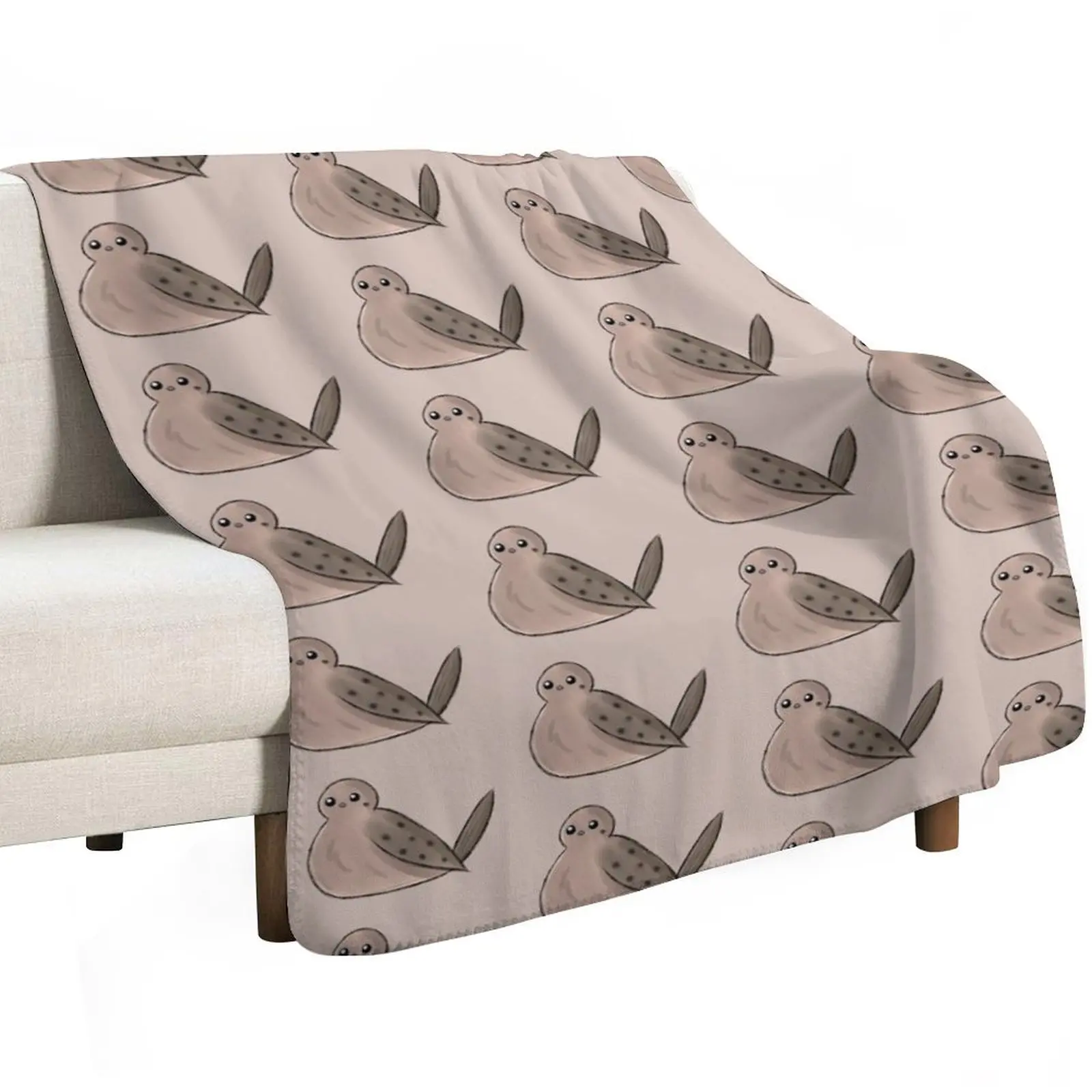BORB: Mourning Dove Throw Blanket Elegant Warm Throw Blanket for Hotel Home