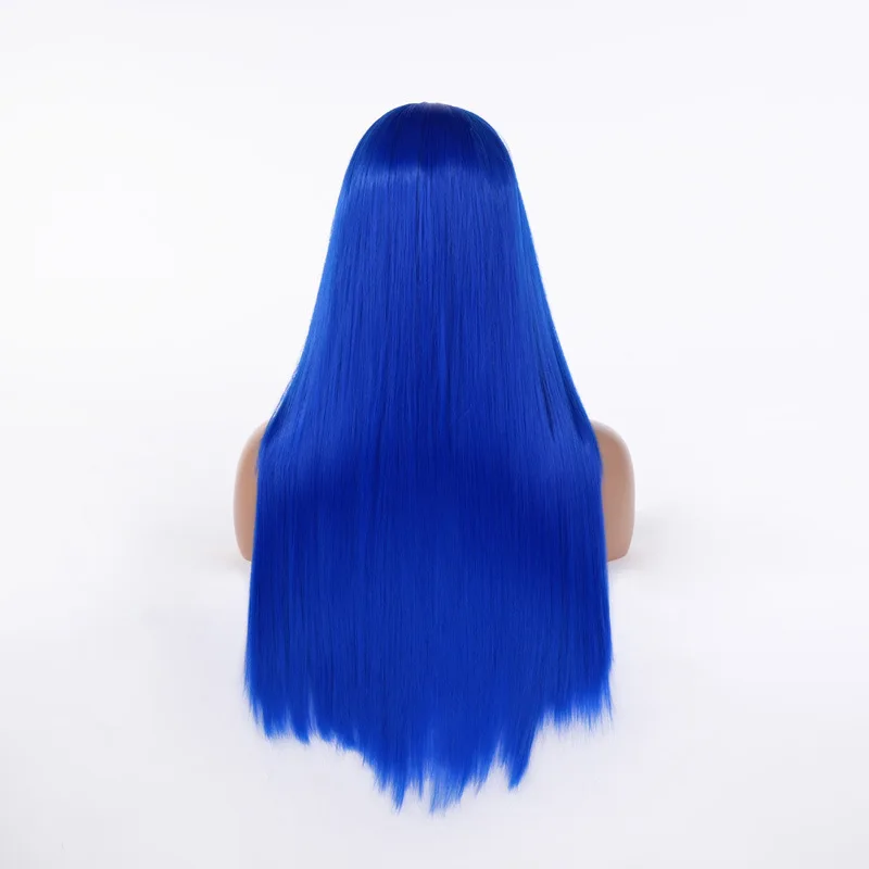 Lange gerade Cosplay-Perücke mit Mittelteil, Frau, Anime, Ombre, Hallowmas, Lolita, synthetische Perücke, rosa, rot, hitzebeständiges Haar – Detail 25