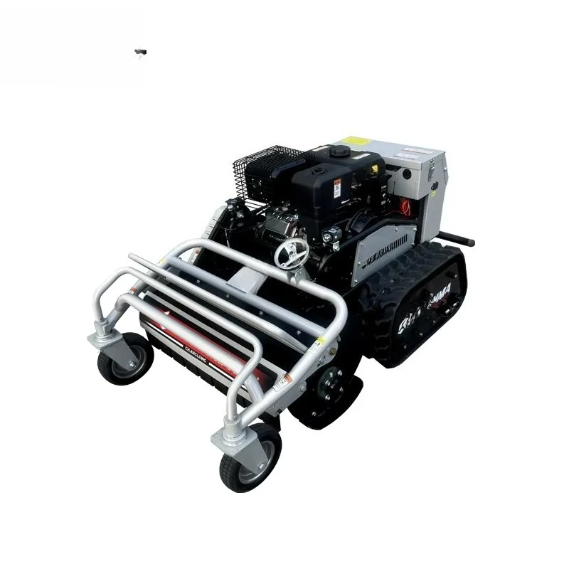 Certified  Mini Intelligent Remote Controlled Flail Lawn Mower Wire Free