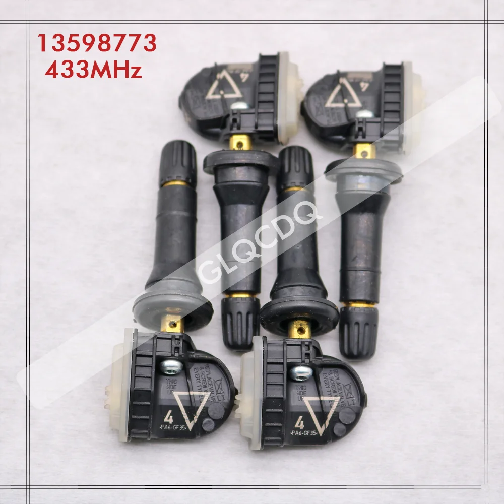 Per 2015 2016 2017 2018 2019 OPEL MOKKA (J-A) TPMS 13598773 13516165 433MHz TPMS sensore di pressione dei pneumatici sensore di pressione dell\'aria