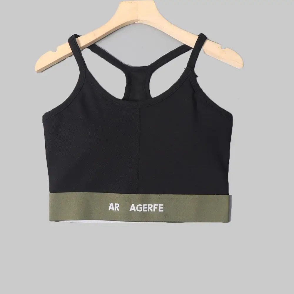 مجموعة اليوغا النسائية الجديدة بدلة ركوب الدراجات المرنة الرياضية الجميلة با وسادة الصدر الصدرية + 5 orts K Series Fitn Ensemble #3