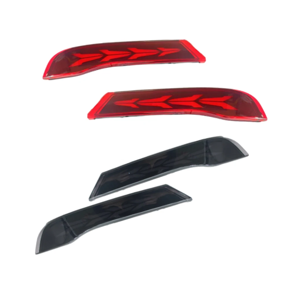 2Pcs For Chevrolet Tracker 2019-2023 LED Rear Bumper Light ABS LED Rear Bumper Light Red / Smoke Cover LED Rear Bumper Light