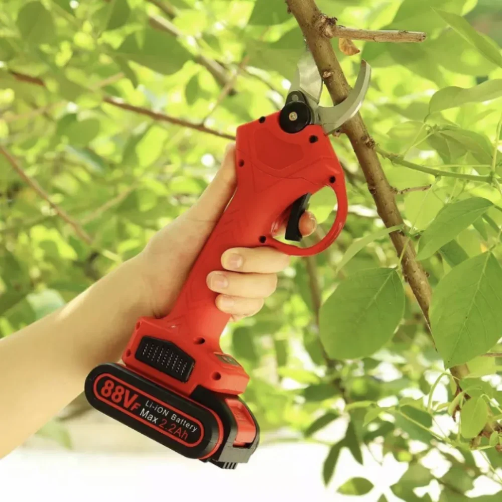 Imagem -04 - Pruner Elétrico sem Fio para Árvore Bonsai Cisalhamento Eficiente Cortador de Ramos Ferramentas de Paisagismo Poda sem Escova Frutas 88v 48v