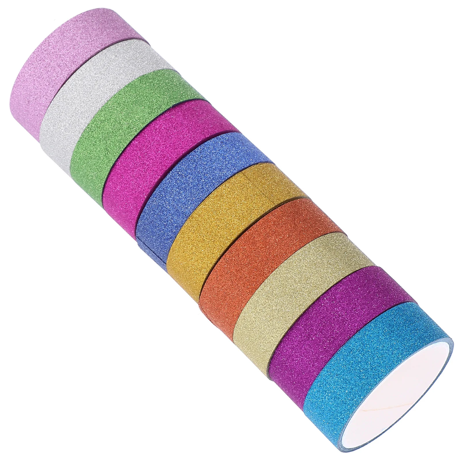 10 لفات من شريط اشي اللامع، شريط لاصق رائع لتزيين دفتر القصاصات بنفسك #5