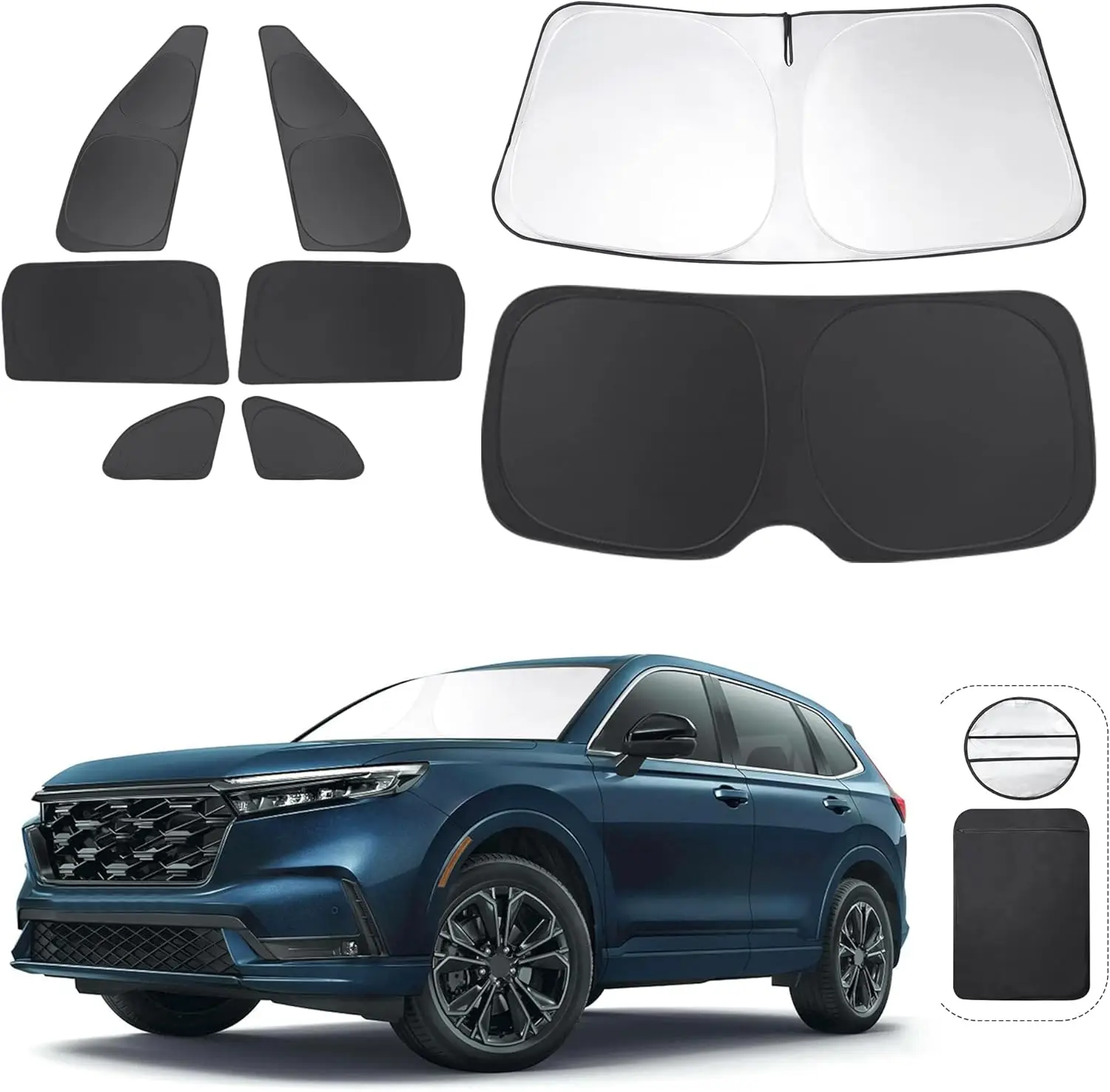 

Car Window Shades for Honda CR-V 2023-2026, Full Set Sun UV Protection Privacy Shade 8PCS