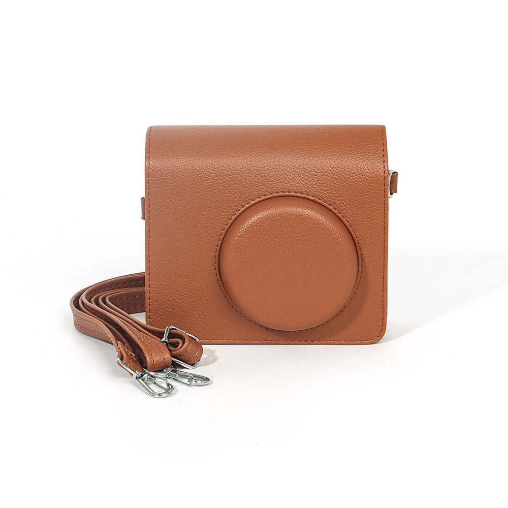 

Чехол для мгновенной камеры из искусственной кожи, противоударный защитный чехол с защитой от царапин, однотонный портативный чехол для Kodak Mini Shot 3 ERA