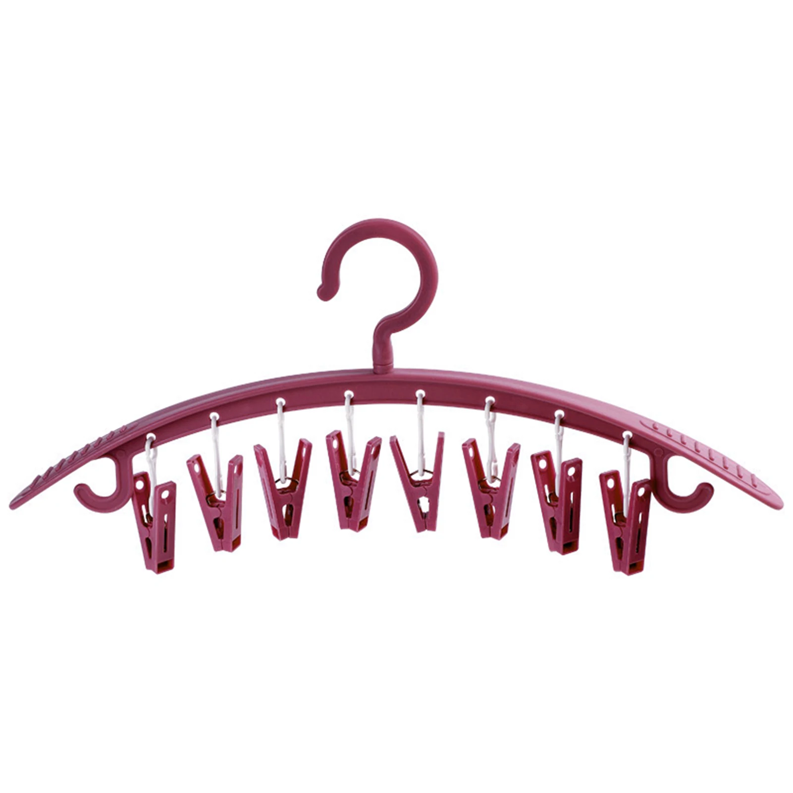 Perchas de plástico para ropa, ahorro de espacio