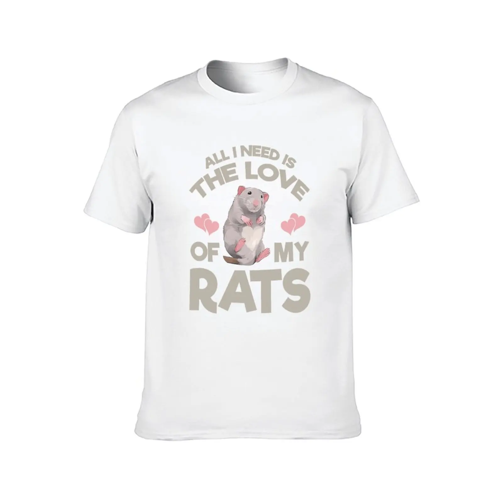تي شيرت Love Of MY Rats تي شيرت للرجال 100 بالمائة قطن قطن تي شيرت