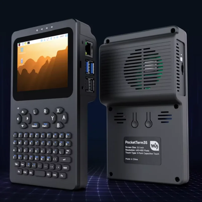 Waveshare handheld Linux console, 3.5