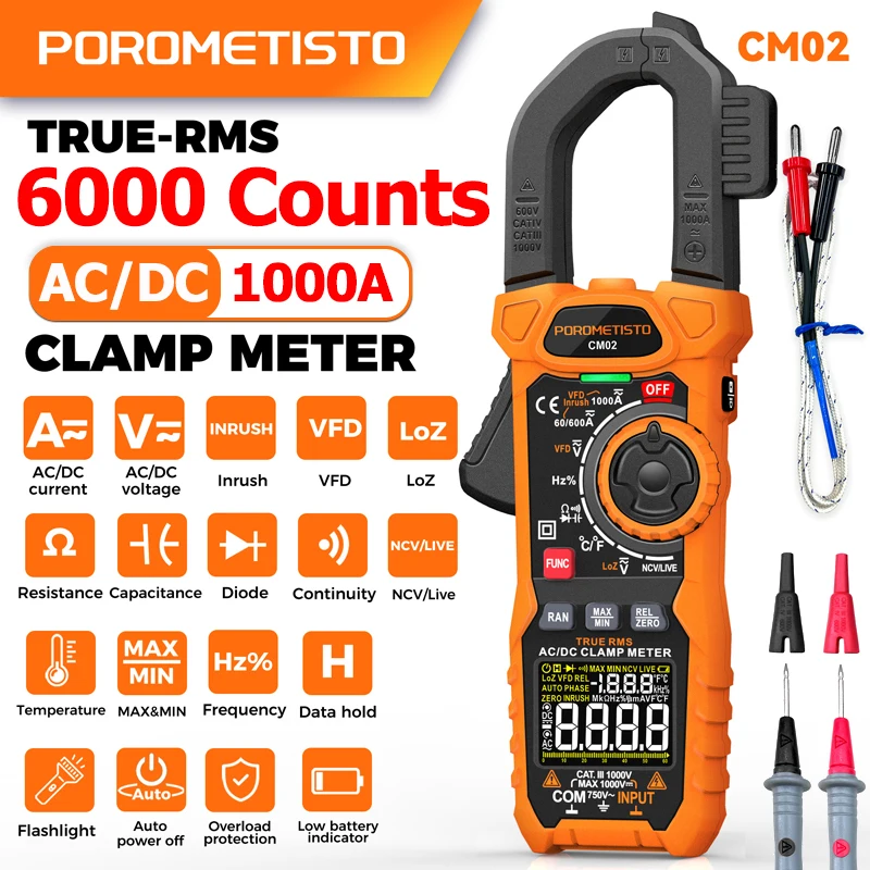 cm02-digital-clamp-meter-1000a-ac-dc-current-true-rms-multimeter-capacitance-temperature-ncv-voltage-current-ohm-hz-tester