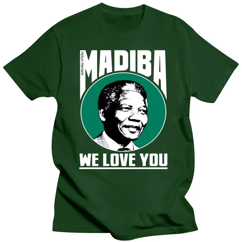 T-shirt men O-neck hot sale NELSON MANDELA Tribute men\'s t shirt men summer male cotton tee-shirt bigger size