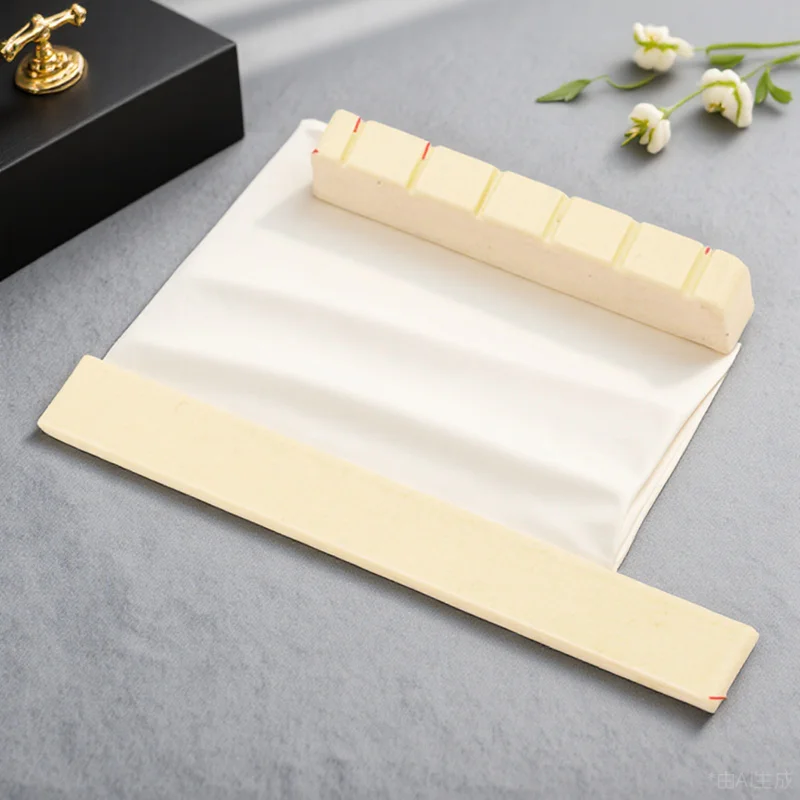 

Classical Guitar Plastic Nut and Saddle Replacement Easy Cut to Size Improve Sound Playability Guitar Accessory Yellow