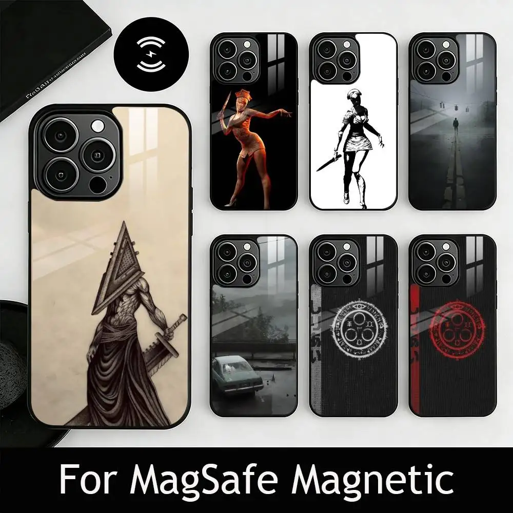 C-Classics H-Horror G-Games Phone Case For iPhone17,16,15,14,13,12,11 Plus,Pro Magnetic with Magsafe Wireless Charging