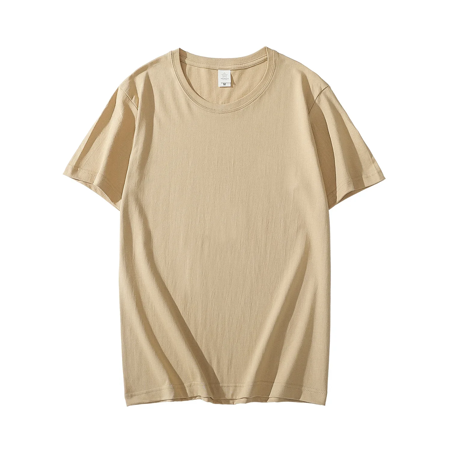 MRMT-Camiseta de algodón para hombre, camisa de manga corta, Color puro, 2024