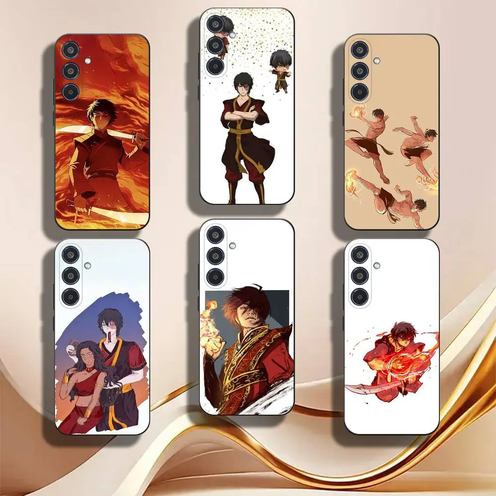Red Robe Fantasy Martial Artist Phone Case For Samsung Galaxy A12 13 Note 10Pro 20Ultra A20 21 30 31 40 41 A71 72,Lens Cover
