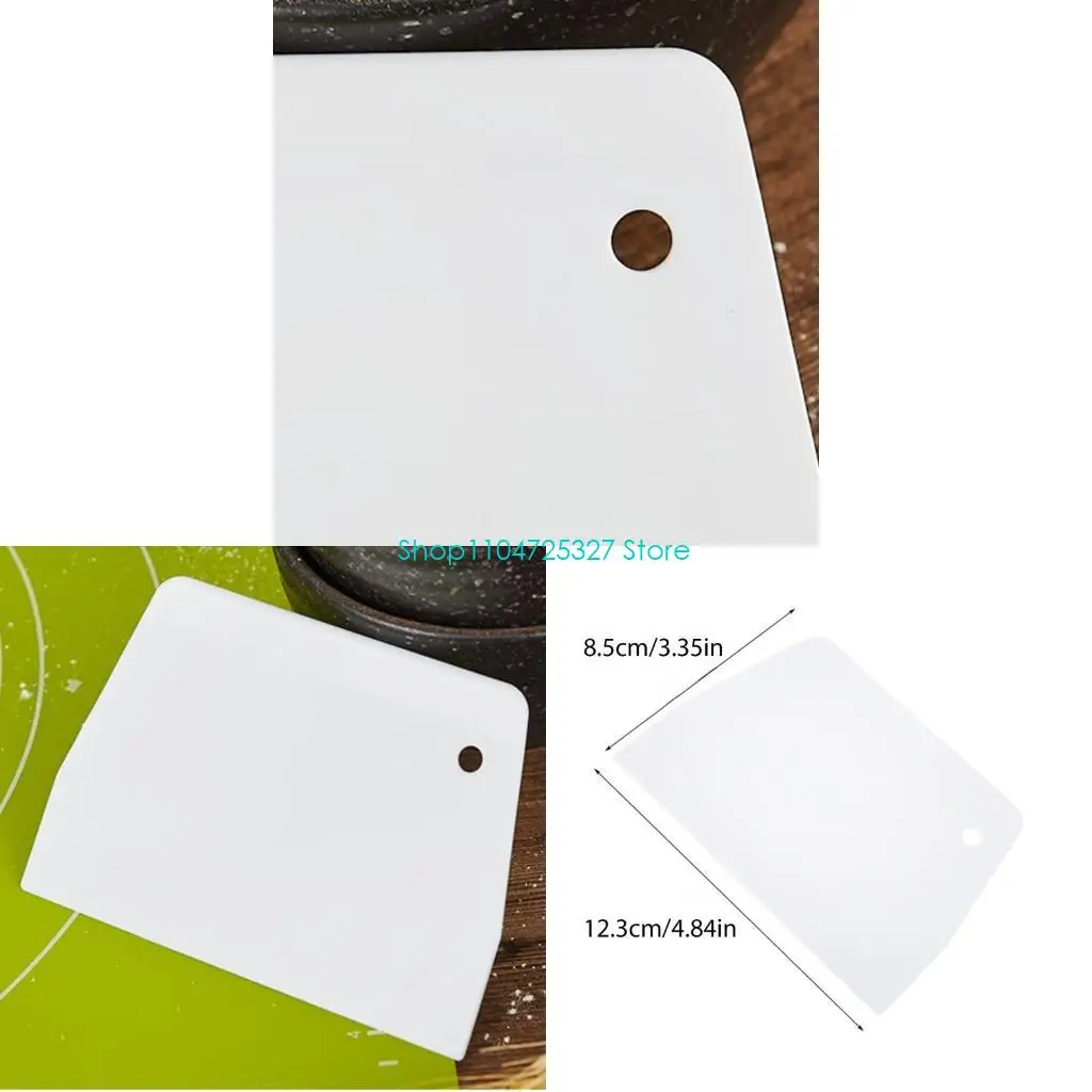 D8KF PLÁSTICO RURCRADOR CREM CRAMPERAÇÃO Bolo liso Farinha Faca Cutter Kitchen Kitchen Baking Pastry Tool