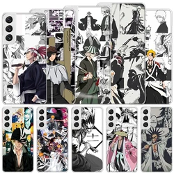 Ichigo Kenpachi Bleach Anime Soft Case For Samsung Galaxy S24 S23 S22 S21 Ultra S20 FE S10 Plus Phone Cover S9 S8 + S10E Funda C