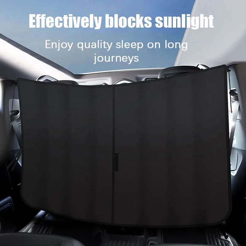 Car Curtain Isolation Divider Partition Universal Car Rear Shading Curtain Protect Privacy for Kids Baby Travel Camping Sleeping