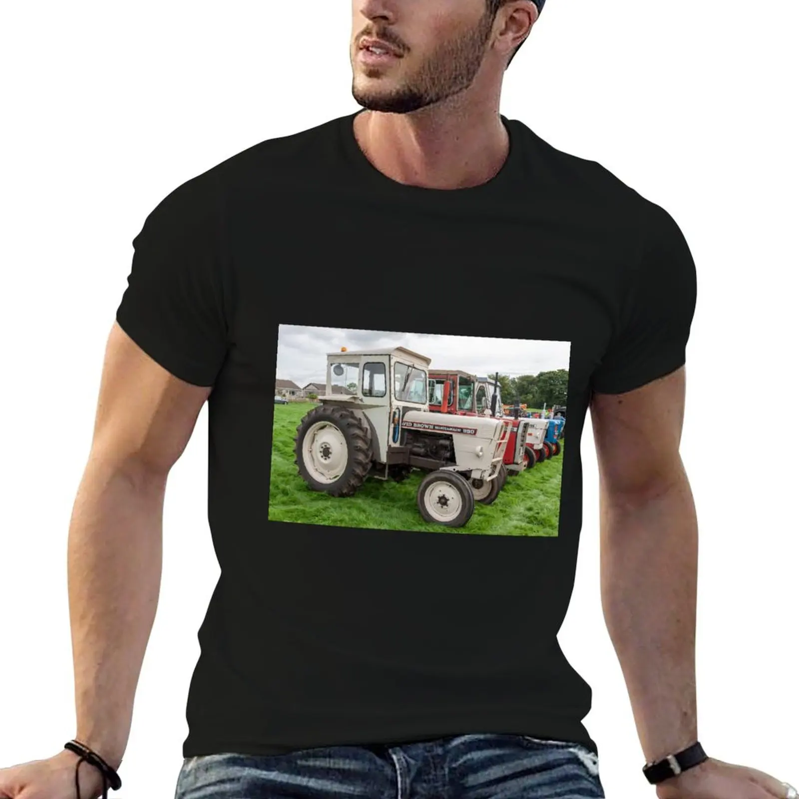 

man shirts slim shirts t for David Brown t man T-Shirt for tractor anime Selectamatic 990 fit