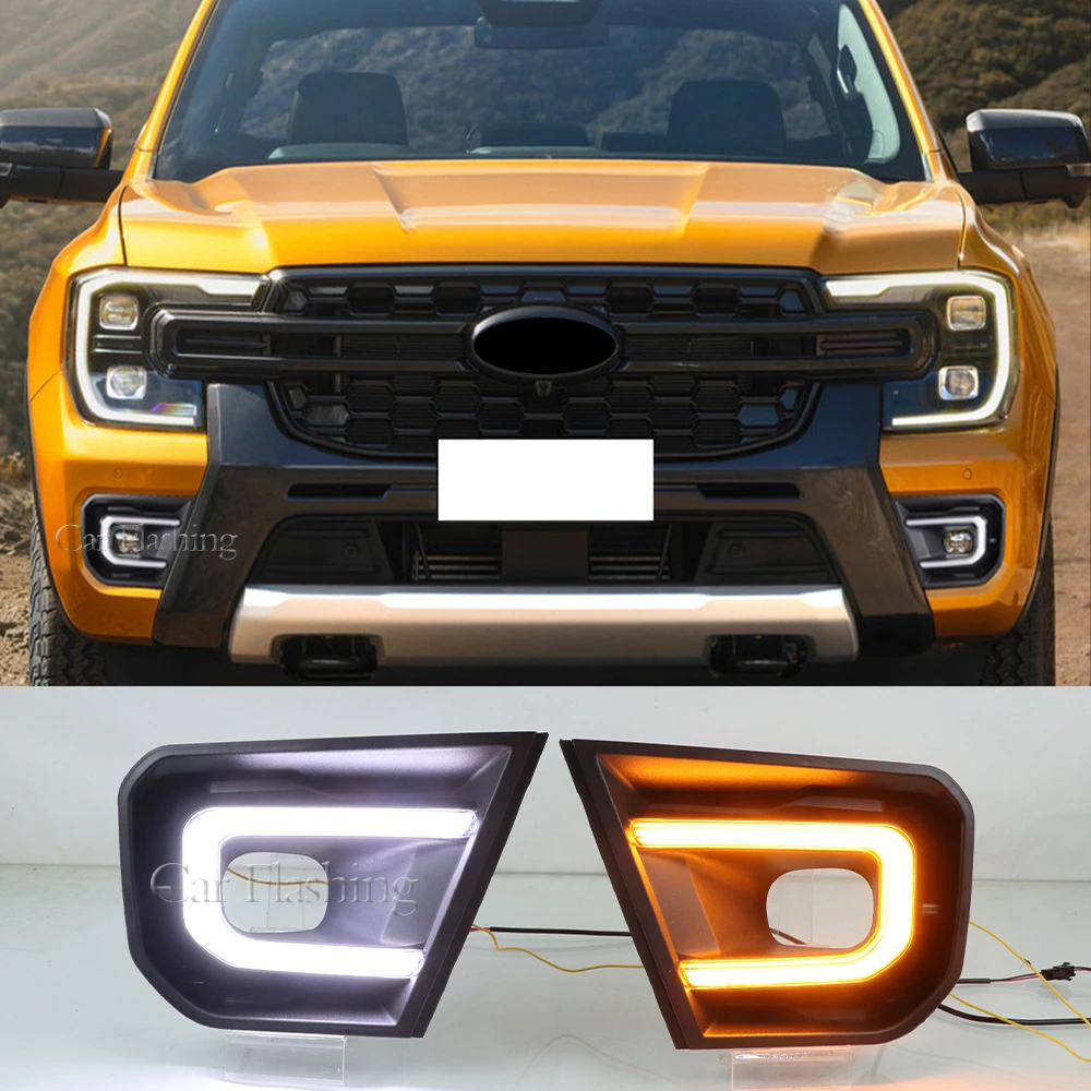 Barres de toit en alu noir pour Ford Ranger T6 T7 T8 2012-2022