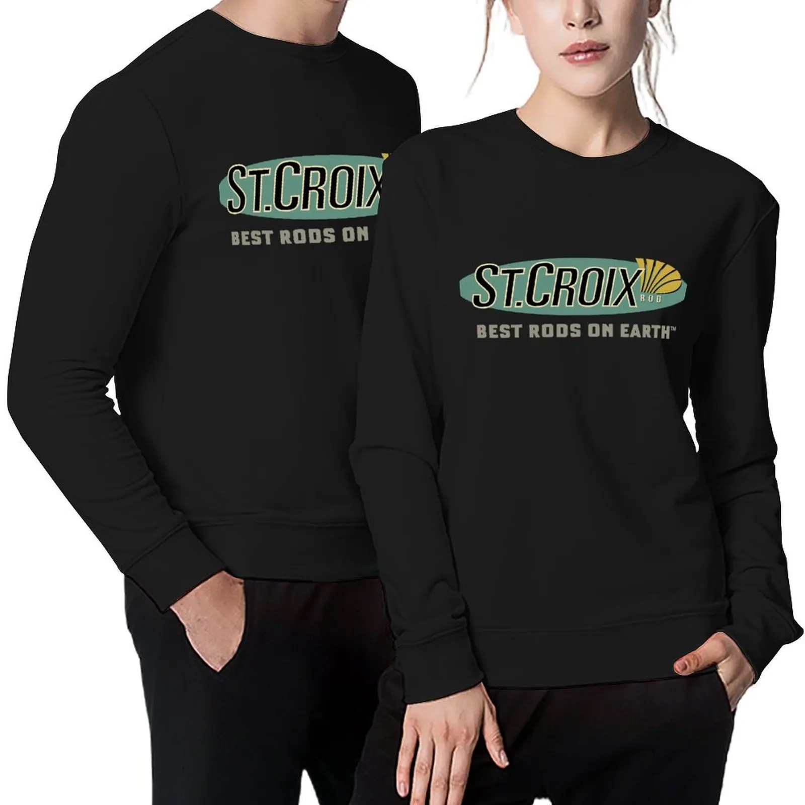 

FISHING ST CROIX LOGO Pullover men's autumn clothes tracksuit men clothes for men mens clothes oversize sweatshirts