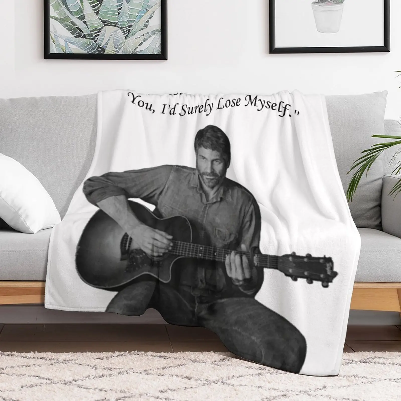 Joel (TLOU) If I Ever Were To Lose You Art Throw Blanket