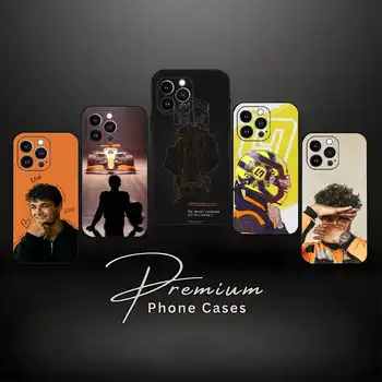 Silikonový kryt F-F1 Formula L-Lando-Norris-s pro iPhone 17, 16, 15, 14, 13, 12, 11, Pro Max, XS, X, XR, SE, Mini, 8, 7, měkký černý silikonový kryt 12 nejlepší prodej Kryt Formule 1 pro iPhone X - №1
