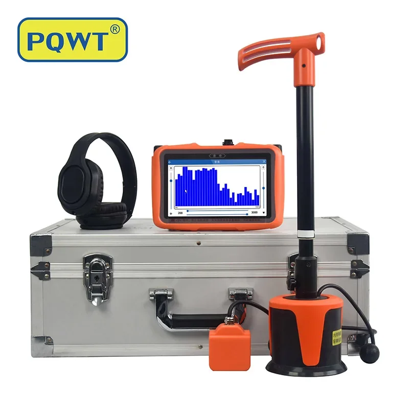 PQWT L3000 Electric Acoustic Pipe Inspection Device Plumbing Tools Underground and Walls Leak Detector Water