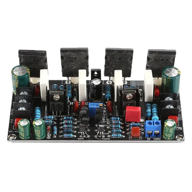 1PC 200W 1943 + 5200 High Mono Power Tube Finished Amplifier Board Electronic Component Kit.