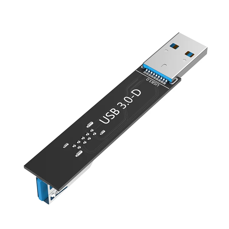 Novo! Adaptador de cartão USB 3.0 9Pin macho para fêmea para PC laptop