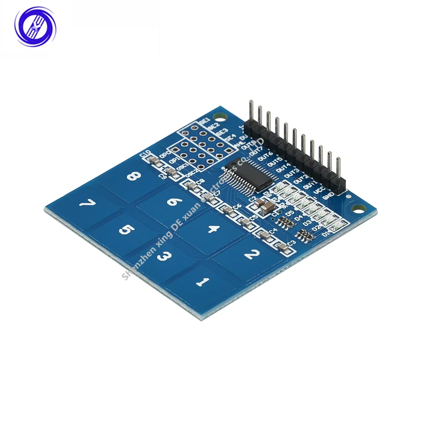 TTP226 8 Channel Digital Capacitive Switch Touch Sensor Module for arduino