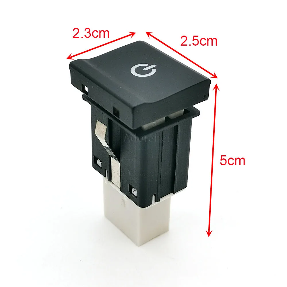 Compatible for VW Polo 6C 2014 2015 Car LED DRL Fog Light Power on Off Radar Garage Switch Button with Wire Accessories
