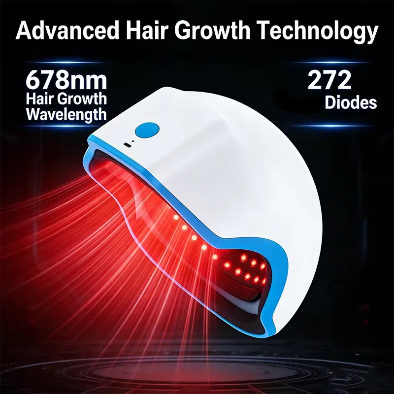 Hair Growth Helmet Hair Regrowth Cap Anti Hair Loss Treatment Device Thinning Hair Home Use Hair Thickening Device Profession