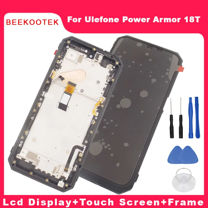 New Original Ulefone Power Armor 18 Armor 18T Lcd Display+Touch Screen With Frame Parts For Ulefone Power Armor 18T Smart Phone