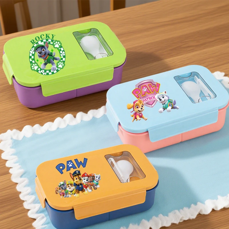 Paw Patrols Lunch Box Boy Girl Microwave Safe Cartoon Bento Box Chase Skye  Kids Anime Toast Box Fashion Portable Food Container