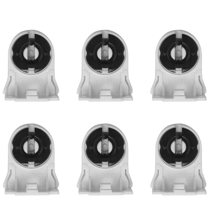 6X T8 Fluorescent Lighting Socket Lamp Holder