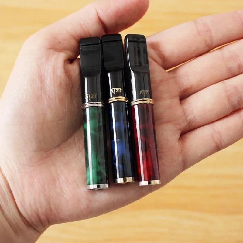 Porta sigarette con filtro per cambio nucleo Filtrazione per alette Pipa da fumo pulibile Filtro multifunzione in tubo metallico per pipa da tabacco da 8 mm