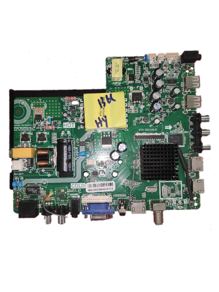 p75-2831v6.0  Three-in-one LCD TV motherboard   75w   82v  or  66v