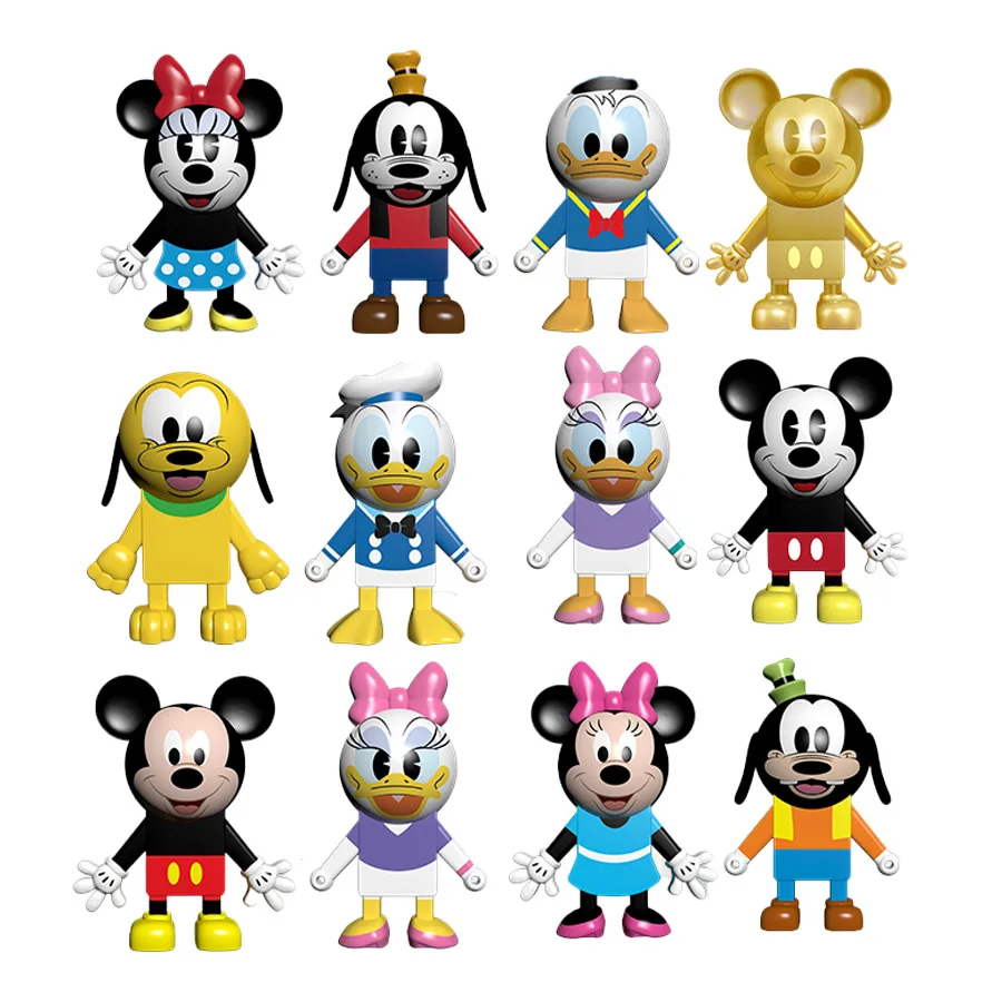 

Disney Wall Walker Toys Mickey Minnie Mouse Donald Daisy Duck Goofy Pluto Cartoon Action Figure Tabe Ornaments Boys Girls Gifts