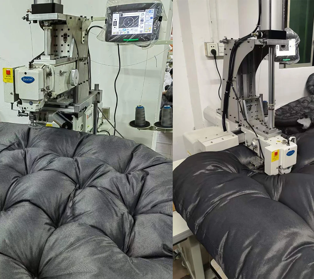 Automatic Computerized Programmable Single Needle Flat-Bed Motor Cushion Pillow Tacking Sewing Machine