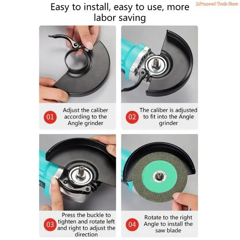 

Angles Grinder Wheel Protector Cover Grindings Disc Guard For Type 100/115/125 Metal Cover W91B