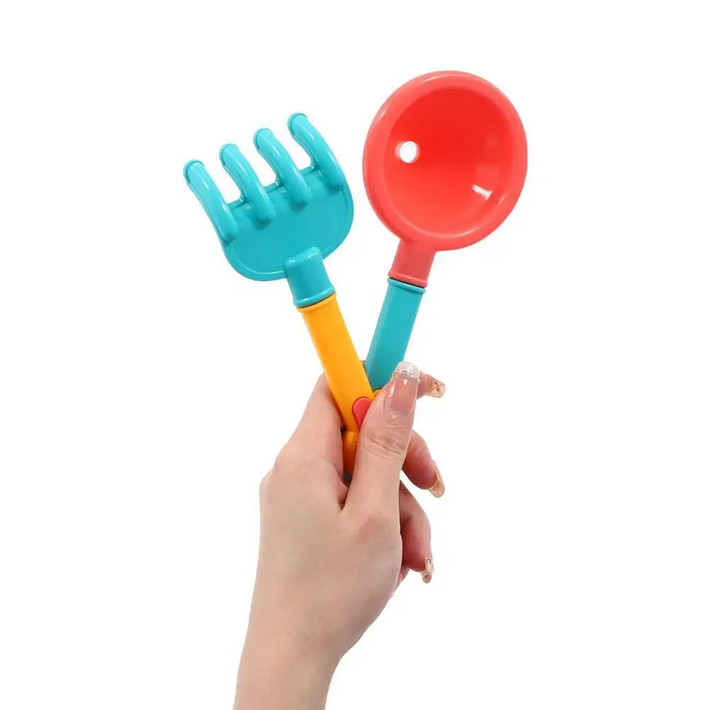 مجموعة ألعاب رمل الشاطئ مكونة من 18 قطعة، بلاستيك متين، مجموعة ألعاب شاطئ حمام السباحة الصيفية، أدوات لعب رملية خارجية للأولاد والبنات، عطلة رائعة #3