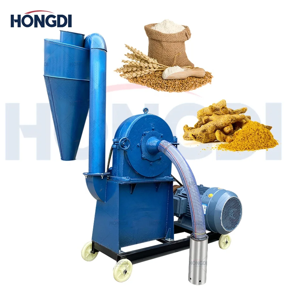 

Factory Direct Feed Mill Household Small Farming Corn Stalk Soybean Meal Grain Hammer Flake Pulverizer