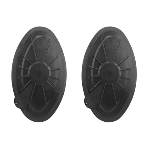 2X Deck Hatch Cover Boat Waterproof Round Hatch Cover Plastic Deck Inspection Plate For Marine Boat Kayak Canoe Marine