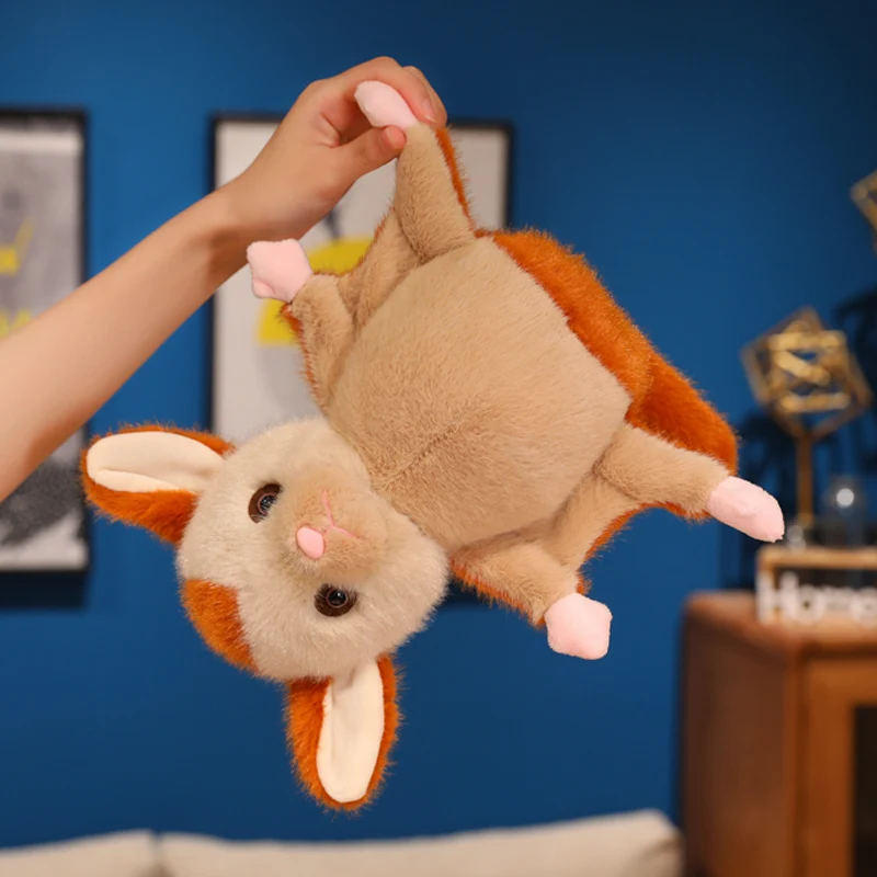25CM 귀여운 만화 시뮬레이션 애니메이션 플라잉 마우스 봉제 인형 어린이용 플라잉 마우스 수제 인형 축제 선물