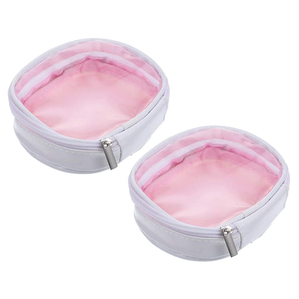 

2pcs Clear Travel Toiletry Bags Makeup Pouch Transparent Bag Small Zipper Storage Bag For Travel Organizer