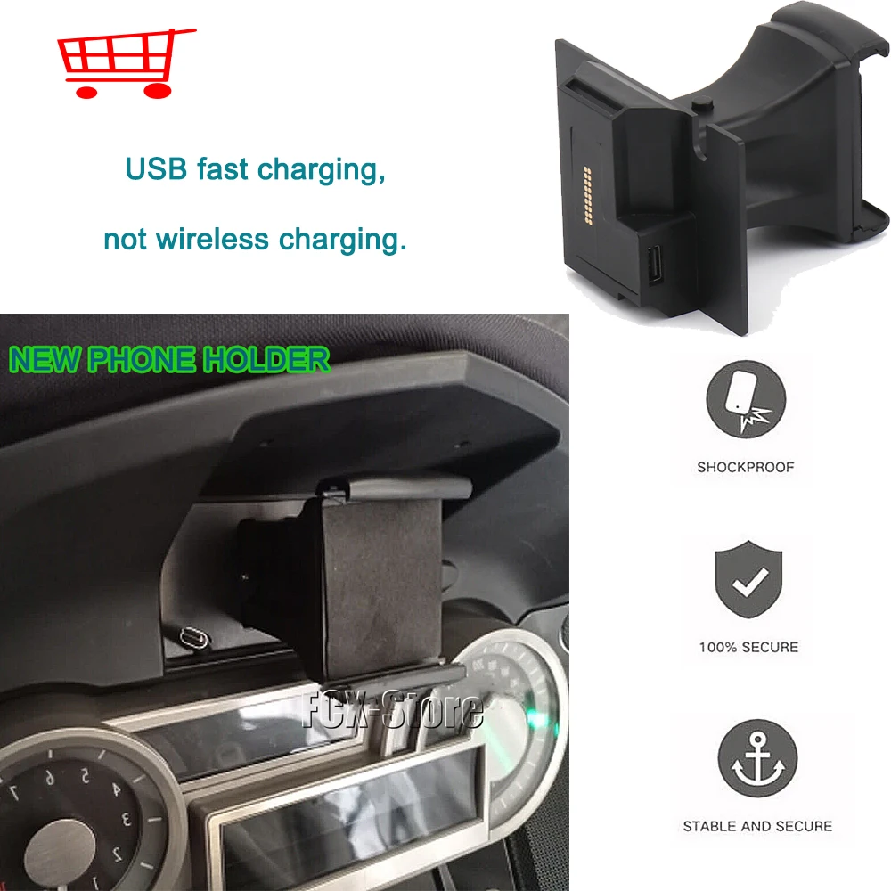 For BMW K1600B K1600GT K1600GTL 2011-2020 New Motorcycle Accessories Shock Absorption Mobile Phone Bracket USB Charging Holder